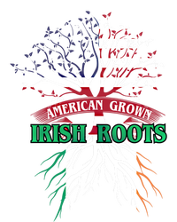 American Grown With Irish Roots Great Gift Ireland Gift Tie Dye Hoodie