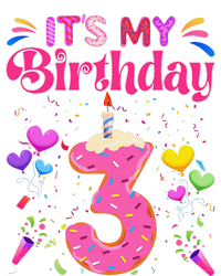 Sweet Donut It's My 3rd Birthday 3 Years Old Funny Tall Sweatshirt