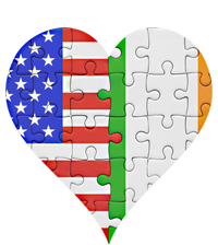 American Irish Flag Heart Meaningful Gift T-Shirt