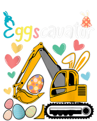 Construction Excavator Easter Day Egg Hunt for B.o.y.s Toddlers 7-Panel Snapback Hat