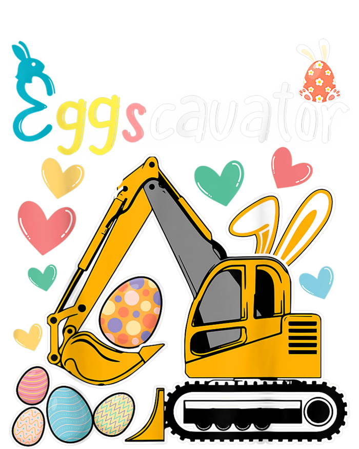 Construction Excavator Easter Day Egg Hunt for B.o.y.s Toddlers 7-Panel Snapback Hat