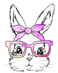 Cute Bunny Rabbit Face Tie Dye Glasses Girl Happy Easter Day Mesh Reversible Basketball Jersey Tank