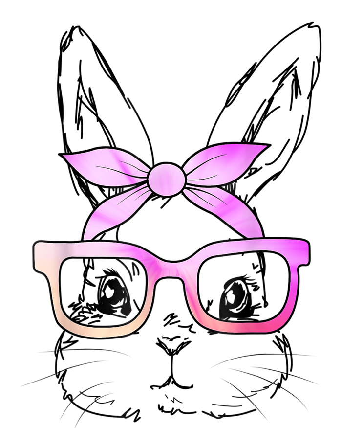 Cute Bunny Rabbit Face Tie Dye Glasses Girl Happy Easter Day Mesh Reversible Basketball Jersey Tank