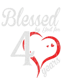 Vintage 40th Birthday Blessed By God, Happy Birthday Gift T-Shirt