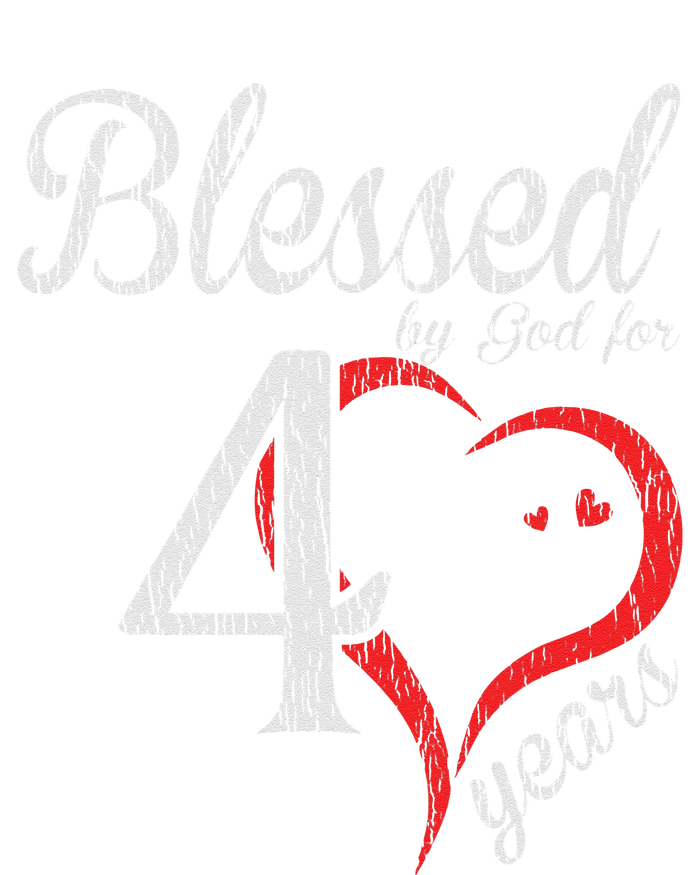 Vintage 40th Birthday Blessed By God, Happy Birthday Gift T-Shirt