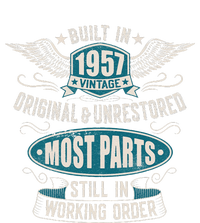 Vintage Birthday Born In 1957 Built In The 50s Women's Pullover Hoodie