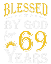 Vintage Blessed By God For 69 Years Happy 69th Birthday Tank Top