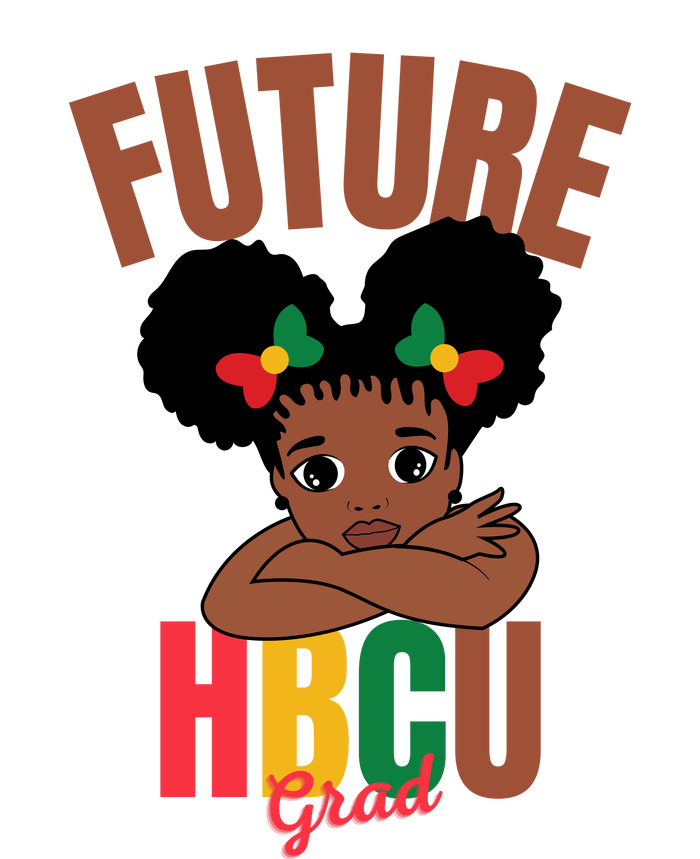 Future HBCU Grad Graduation Historically Black College Girl Garment-Dyed Sweatshirt