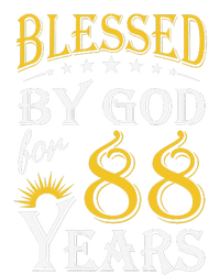 Vintage Blessed By God For 88 Years Happy 88th Birthday Women's Strappy Tank