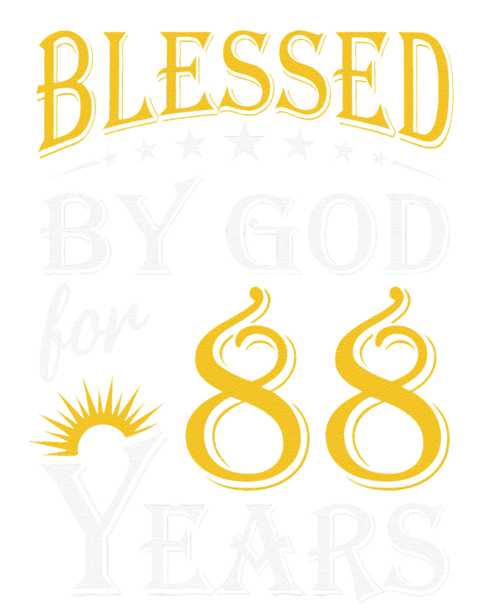 Vintage Blessed By God For 88 Years Happy 88th Birthday Women's Strappy Tank