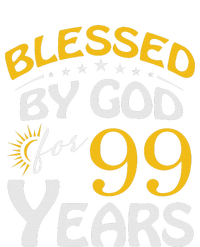 Vintage Blessed By God For 99 Years Old Happy 99th Birthday Insulated Varsity Jacket