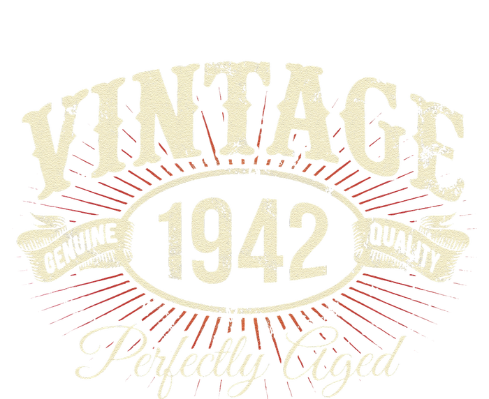 Vintage Quality Made In 1942 Classic Birthday T-Shirt