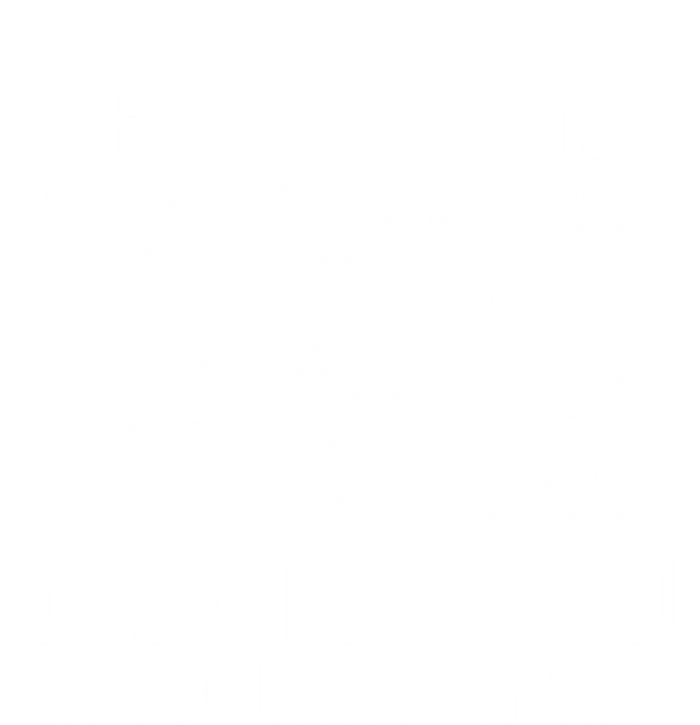 Health Rn Medicine What Exactly Didnt You Understand Gift T-Shirt