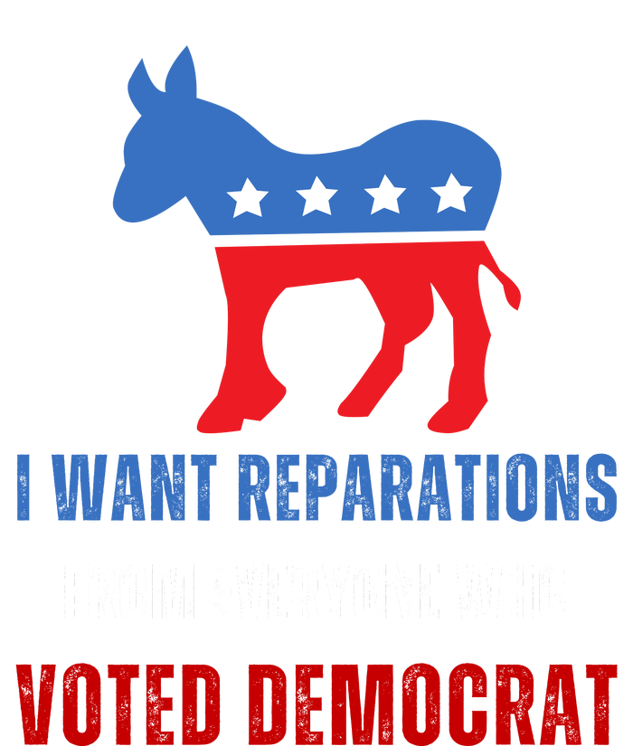 I Want Reparations From Everyone Who Voted Democrat Premium Hoodie