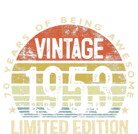 Vintage 1953 Limited Edition 70 Year Old Gifts 70th Birthday Cooling Performance Crew T-Shirt