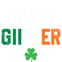 Cute Red Head Team Ginger St Patricks Day Green Irish Flag Funny Gift Women's Long Sleeve Flannel Pajama Set 