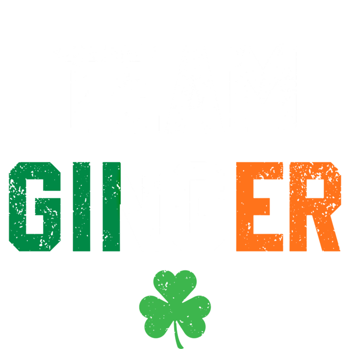 Cute Red Head Team Ginger St Patricks Day Green Irish Flag Funny Gift Women's Long Sleeve Flannel Pajama Set 