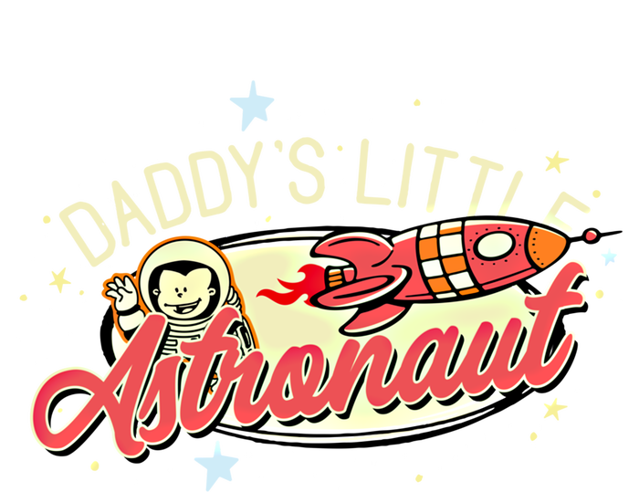 Daddy's Little Astronaut Cute Graphic Space Theme Great Gift Women's Tri-Blend 3/4-Sleeve Raglan Shirt