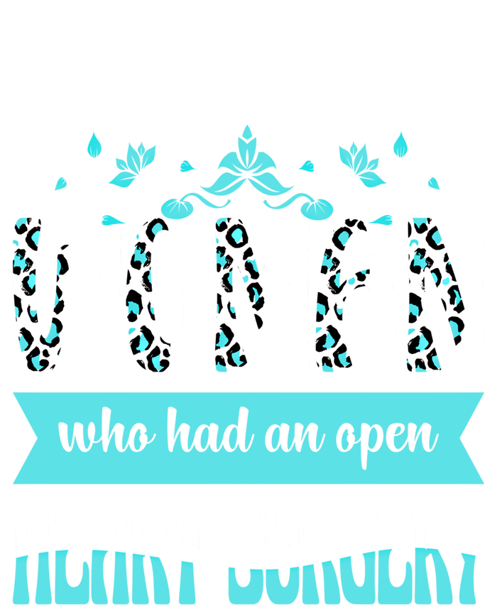 Never Underestimate A Who Had An Open Heart Surgery Gift Doggie Tank