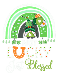 Not Lucky Just Blessed Rainbow Gnome Clover St Patricks Day Gift Infant Baby Jersey Bodysuit