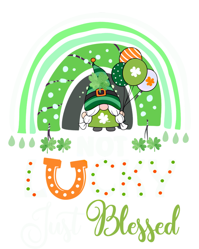 Not Lucky Just Blessed Rainbow Gnome Clover St Patricks Day Gift Infant Baby Jersey Bodysuit