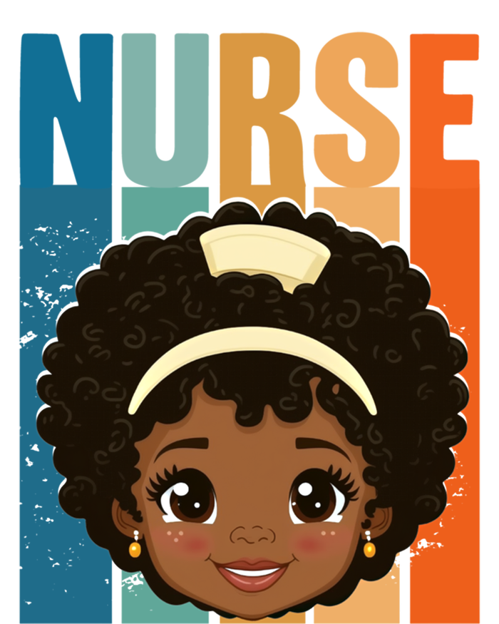 Black Afro Strong Nurse Black History Month Nursing Gift T-Shirt