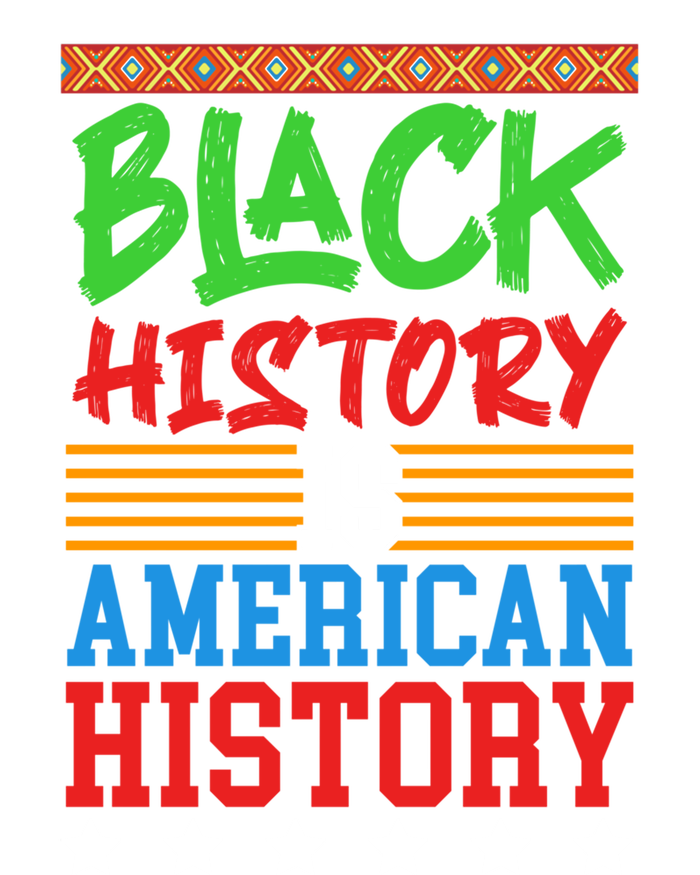 Black History Is American History Events History Cool Gift Women's V-Neck T-Shirt