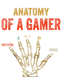 Anatomy Of A Gamer Gaming Gifts For Gamer Women's Crop Top Tee