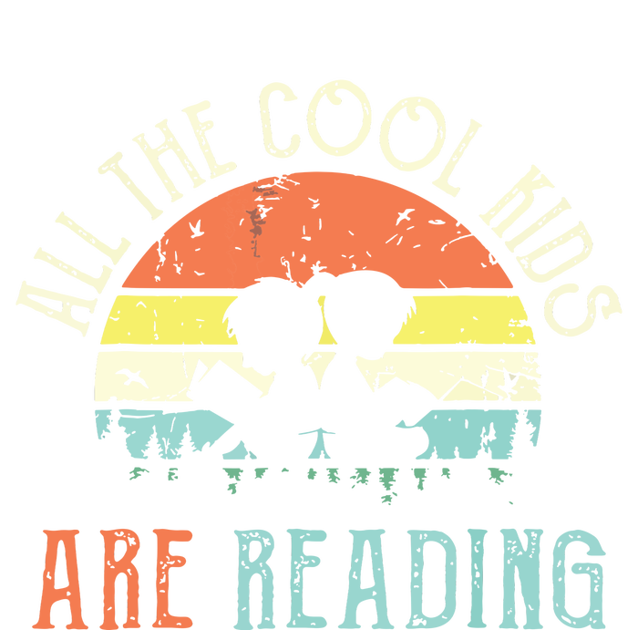 Reading Teacher All The Cool Are Reading Book Vintage Kids Hoodie