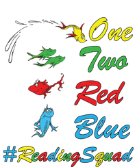 Reading Teacher Squad Oh The Places One Two Red Blue Fish Kids Long Sleeve Shirt