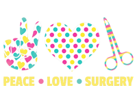 Peace Love Surgery Open Heart Surgery For Patients Cute Gift Poster