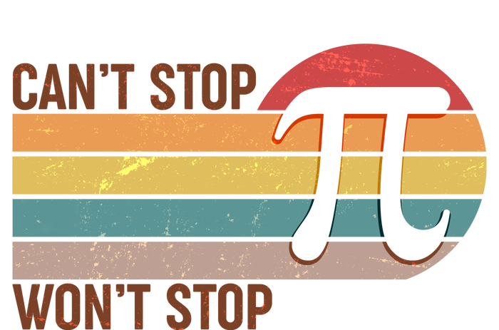 Retro Vintage Pi Day 314 Can't Stop Won't Stop Magnet