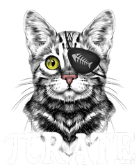 Funny Vintage Pi Day 314 PiRate Pirate Cat Women's T-Shirt