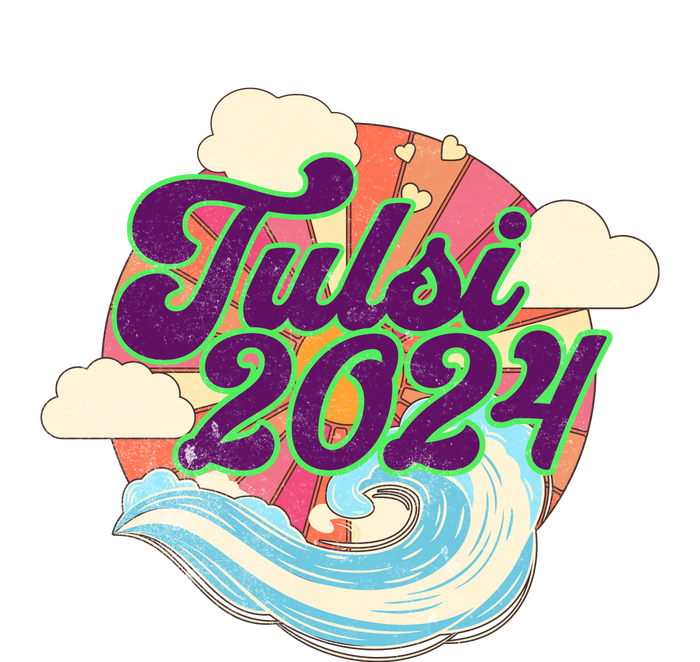 Tulsi Gabbard For President 2024 Women's Knotted Racerback Tank