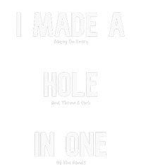 I Made A Hole In One Funny Golf Slice Humor Golfing Golfer Kids Long Sleeve Shirt