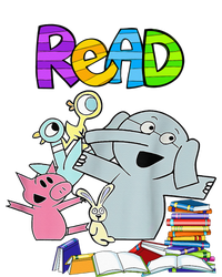 Funny Teacher Library Read Book Club Piggie Elephant Pigeons PosiCharge Competitor Tank