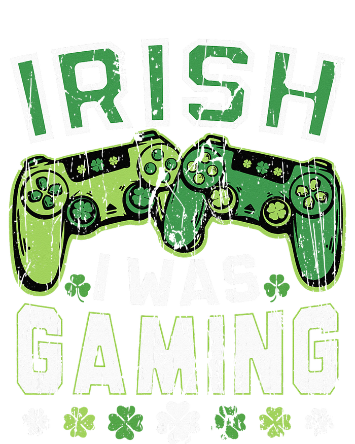 Irish I Was Gaming St Patricks Day Gamer Lucky Irish Gaming Zip Tote Bag