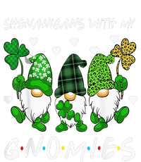 Shenanigans With My Gnomies St Patrick's Day Gnome Shamrock PosiCharge RacerMesh Polo