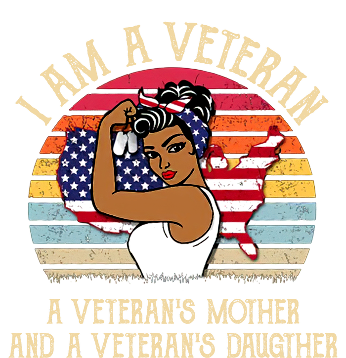 I Am A Veteran Veteran's Mother And Daughter Mesh Reversible Basketball Jersey Tank