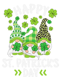 Happy St Patricks Day Gnome Leopard Shamrock Irish Gnomes T-Shirt