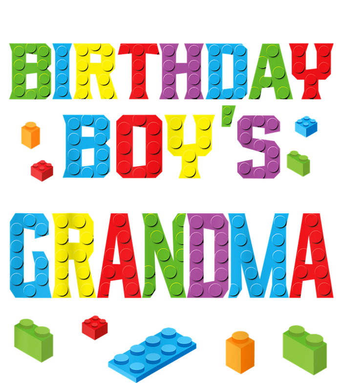 Master Builder Birthday Boy's Grandma Building Bricks Blocks Adult ChromaSoft Performance T-Shirt