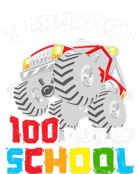 I Crushed 100 Days Of School 100th Day Of Monster Truck Cute Gift T-Shirt