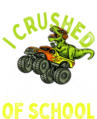 I Crushed 100 Days Of School Dinosaur Monster Truck Great Gift Doggie Tank