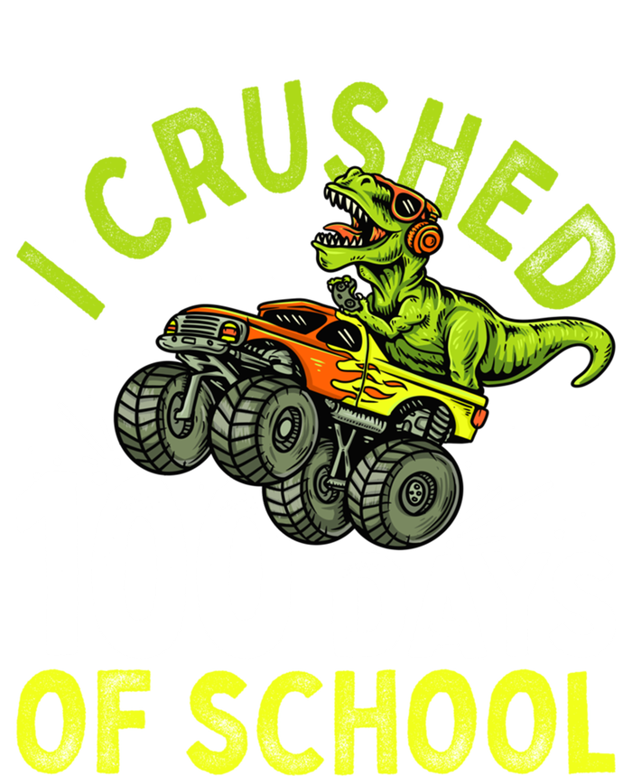 I Crushed 100 Days Of School Dinosaur Monster Truck Great Gift Doggie Tank