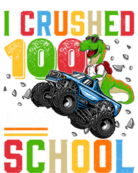 I Crushed 100 Days Of School Dinosaur Monster Truck Gift T-Shirt