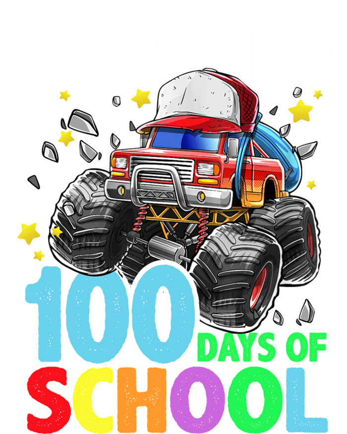 I Crushed 100 Days Of School Monster Truck Smarter Gift Softstyle Adult Sport Polo