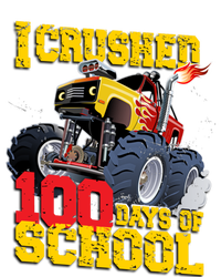 I Crushed 100 Days Of School Monster Truck Video Game Gift T-Shirt