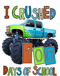 I Crushed 100 Days Of School Monster Truck Teachers Students Gift Kids Hoodie