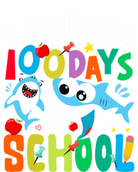 I Crushed 100 Days Of School Shark 100 Days Of School Shark Gift Ladies Essential Flowy Tank