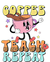 Teachers Happy Last Day Of School Coffee Teach Repeat Gift T-Shirt